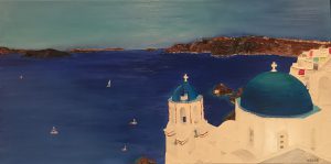 tableau Santorin