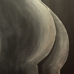 fesses de femme peinture à l'huile