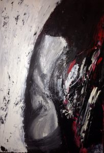 peinture abstraite à l'huile