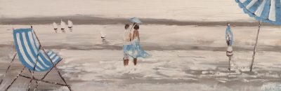Promenade amoureuse en bord de mer